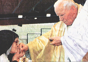 Sister Lucia dos Santos and the Pope